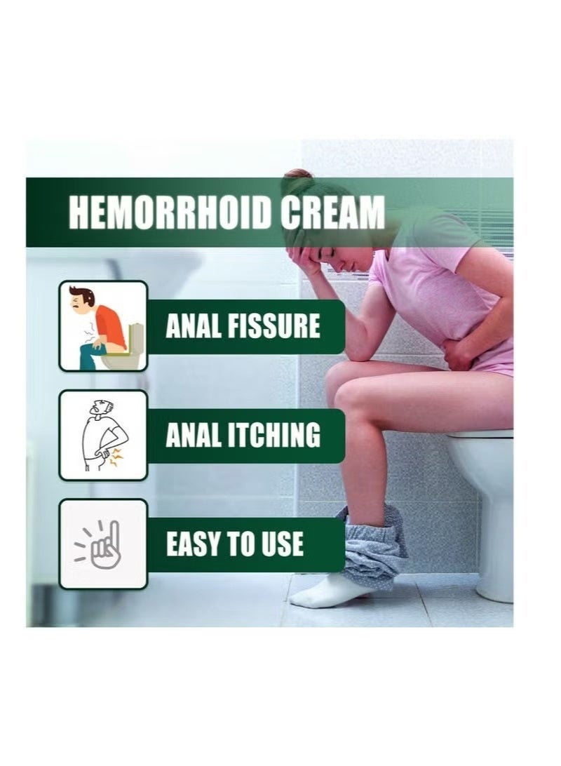 ساوث مون Hemorrhoid Treatment All Natural Fast Relief Herbal Hemorrhoid Cream Healing Formula - Image 2