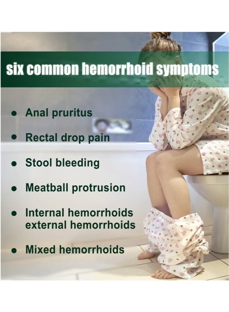 ساوث مون Hemorrhoid Treatment All Natural Fast Relief Herbal Hemorrhoid Cream Healing Formula - Image 3