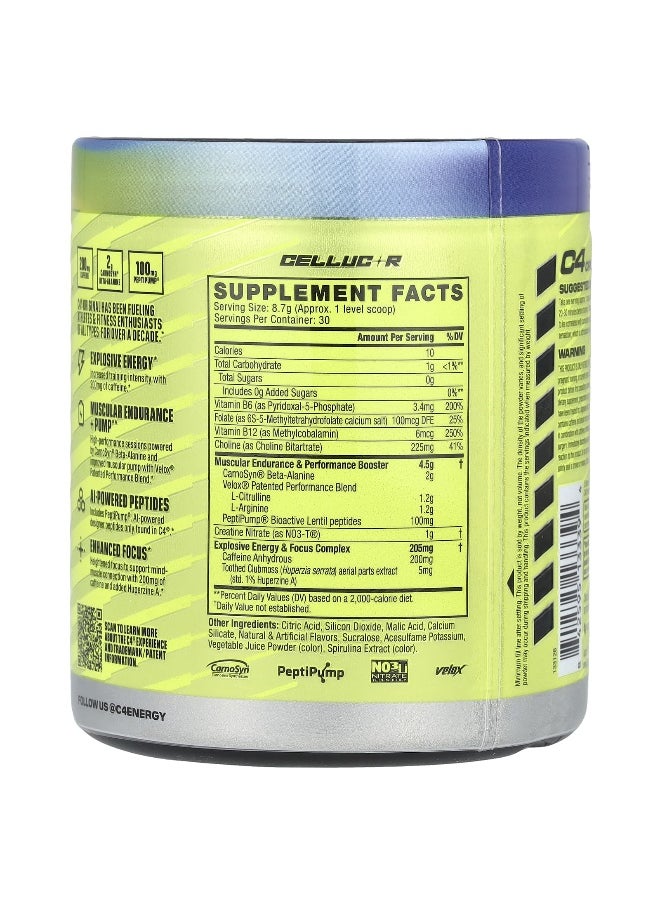 C4  Cellucor C4 / Cellucor, C4 Original, Pre-Workout, Rainbow Blast, 9.2 oz (261 g)  - Image 2