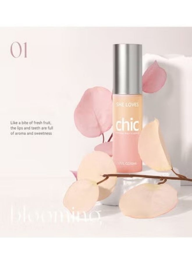 شيلافز - chic perfume ترطيب الجسم جوهر 50 مل ، الملحق التغذية والرطوبة ، والحفاظ على البشرة رطبة خالية من الزيت ، رائحة خفيفة ، يتيح لك التمتع بكل لحظة من الاسترخاء - Image 1