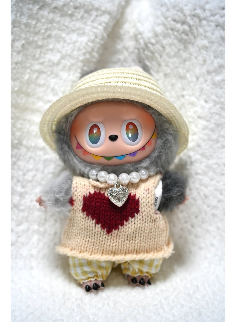 Labubu The Monsters Clothes - Labubu Outfit, Chic Style Set for Labubu Dolls, 17cm Doll Clothes Suitable for Labubu Dolls Accessories - Image 1