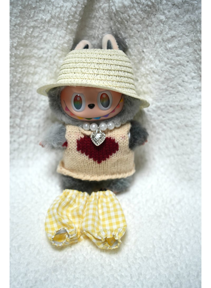 Labubu The Monsters Clothes - Labubu Outfit, Chic Style Set for Labubu Dolls, 17cm Doll Clothes Suitable for Labubu Dolls Accessories - Image 2