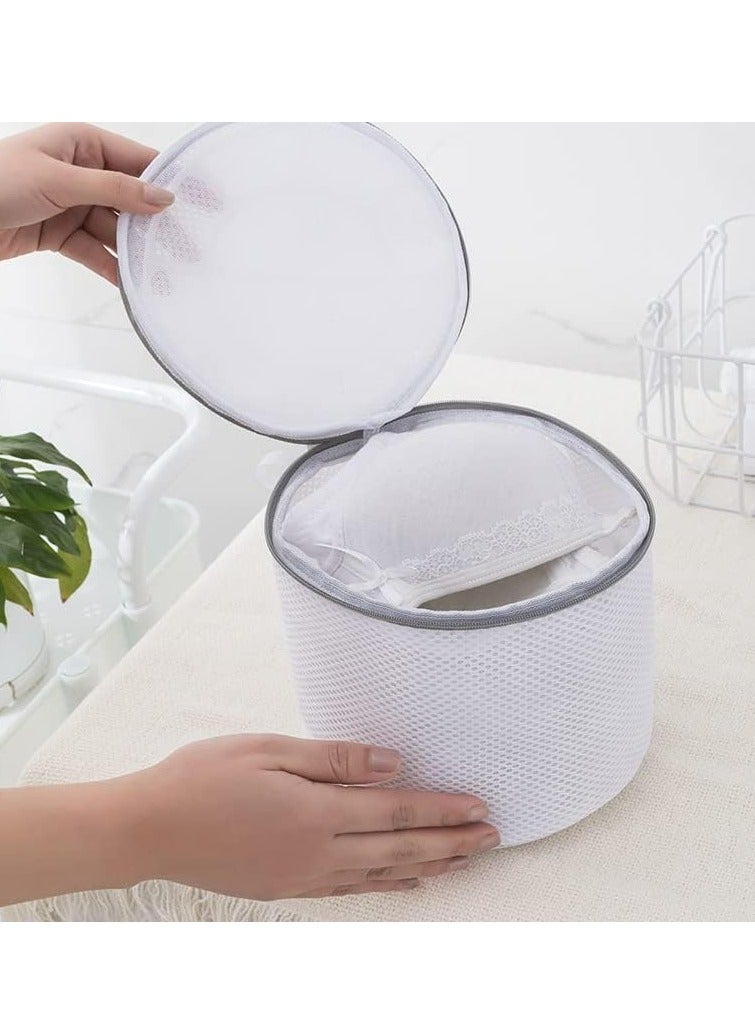 Oasisgalore 5 Pcs Laundry Bag Set, Toughened Mesh Cloth, Sizes: Large, Medium, Small, Cylinder  - Image 5