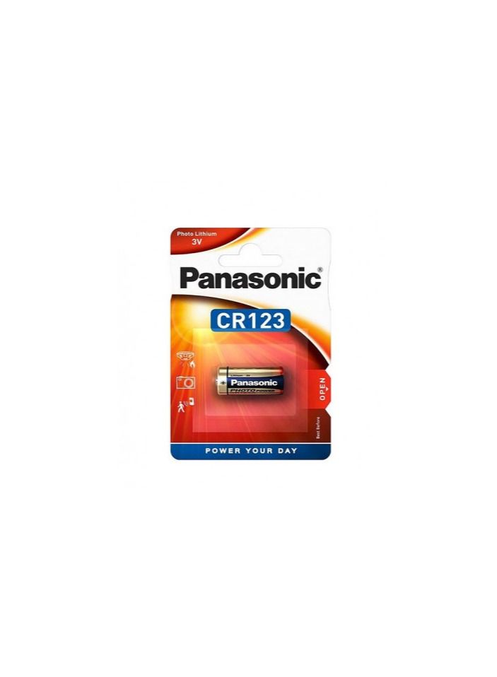 Panasonic CR123 Lithium Battery - Image 1