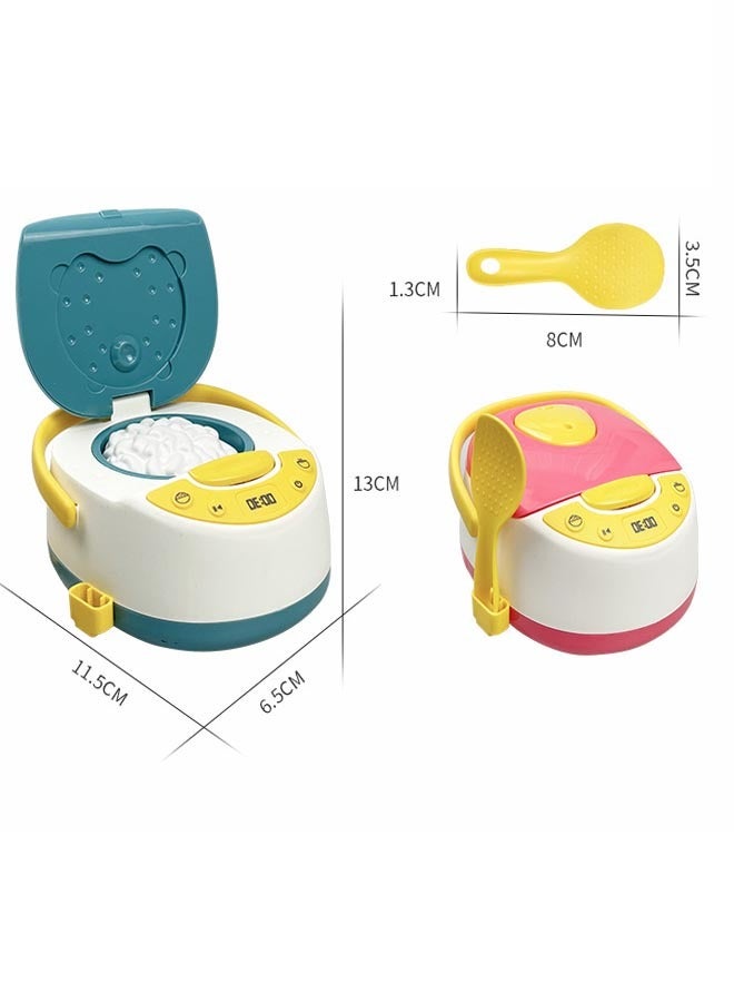إيزي سو مجموعة ألعاب مطبخ تظاهري مكونة من 16 قطعة مصنوعة من مواد غير سامة للأطفال، بما في ذلك أدوات الطهي، ومجموعة ألعاب تقطيع الطعام والخضروات، وألعاب تظاهرية للأطفال، وهدية تعليمية، ومجموعة ألعاب طبخ للبنات والأولاد والأطفال - Image 2