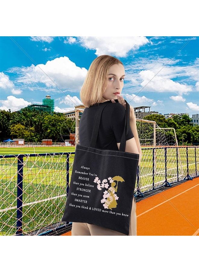 LEVLO Mary Movie Cosmetic Make up Bag Mary Fans Gift You Are Braver Stronger Smarter Than You Think Makeup Zipper Pouch Bag Mary Merch(Always Mary) - Image 3