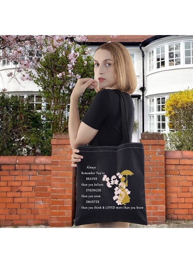 LEVLO Mary Movie Cosmetic Make up Bag Mary Fans Gift You Are Braver Stronger Smarter Than You Think Makeup Zipper Pouch Bag Mary Merch(Always Mary) - Image 4