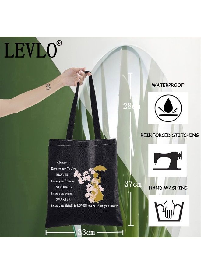 LEVLO Mary Movie Cosmetic Make up Bag Mary Fans Gift You Are Braver Stronger Smarter Than You Think Makeup Zipper Pouch Bag Mary Merch(Always Mary) - Image 1