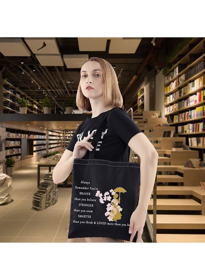 LEVLO Mary Movie Cosmetic Make up Bag Mary Fans Gift You Are Braver Stronger Smarter Than You Think Makeup Zipper Pouch Bag Mary Merch(Always Mary) - Image 2