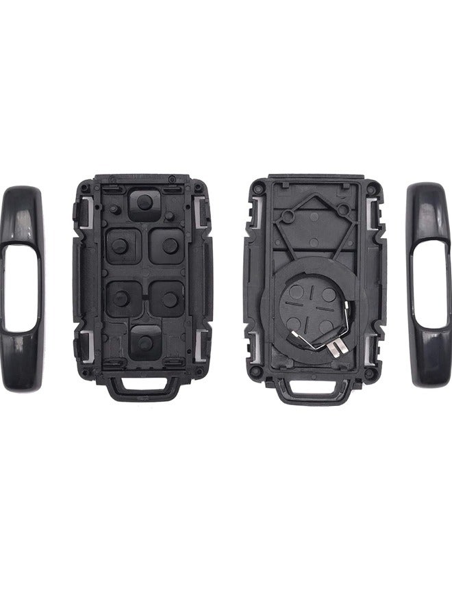 حافظة مفاتيح ذكية تناسب سيارة جي إم سي يوكون سييرا 1500 شيفروليه سوبربان تاهو مفتاح التحكم عن بعد الداخلي للسيارة (أسود، 5 أزرار) - Image 4