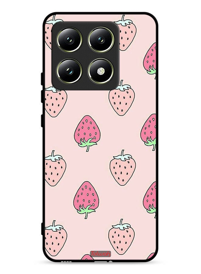 Tolwak Xiaomi 14T 5G Protective Case Cover Strawberry Icon - Image 1
