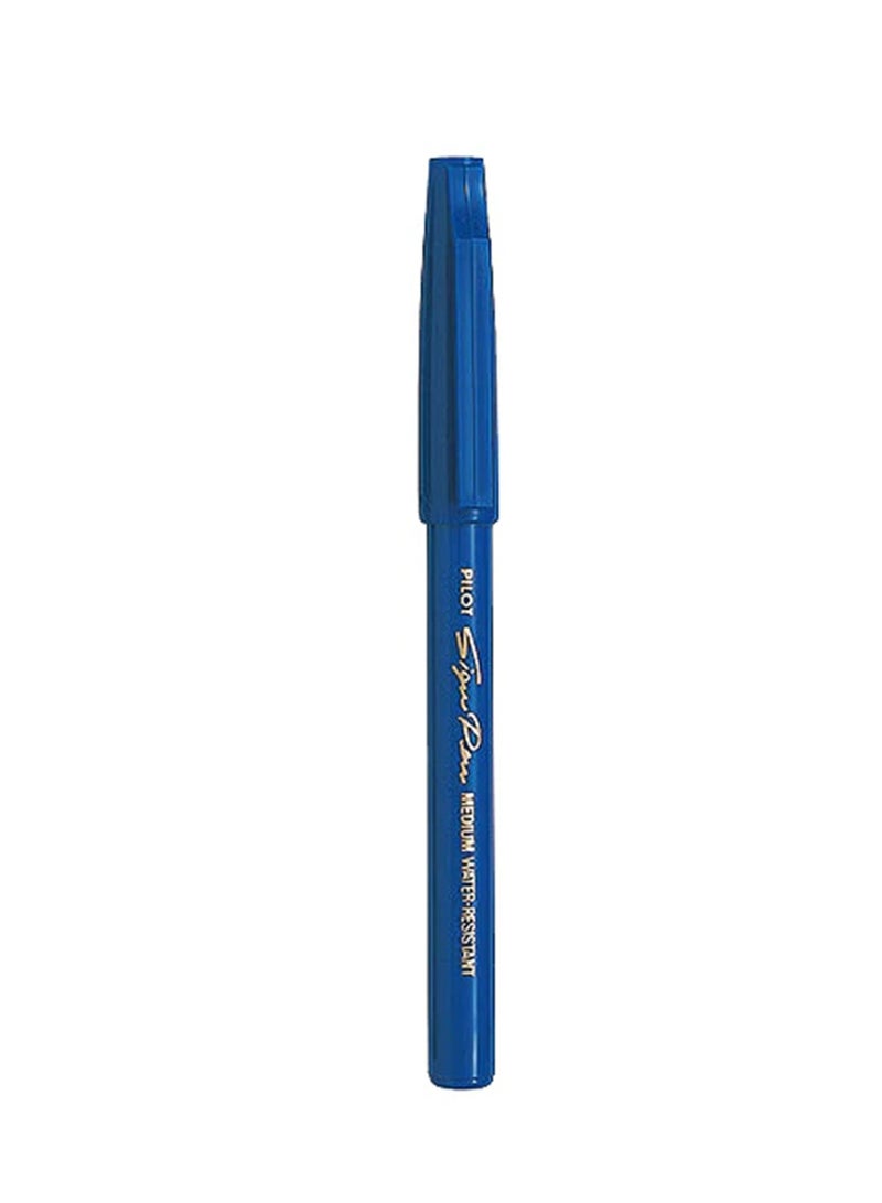 PILOT 4-Piece Waterproof Sign Pen Blue Ink - Image 3