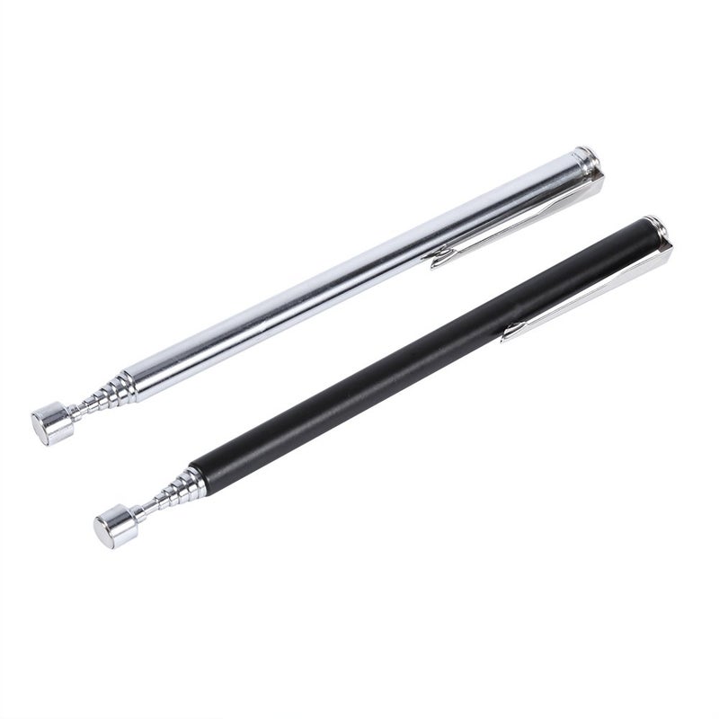 Akozon Powerful Flexible Telescoping Magnet + Telescopic Magnetic Pickup Tool Portable Easy Grip Portable Tool with Extendable Wand (Black) - Image 4