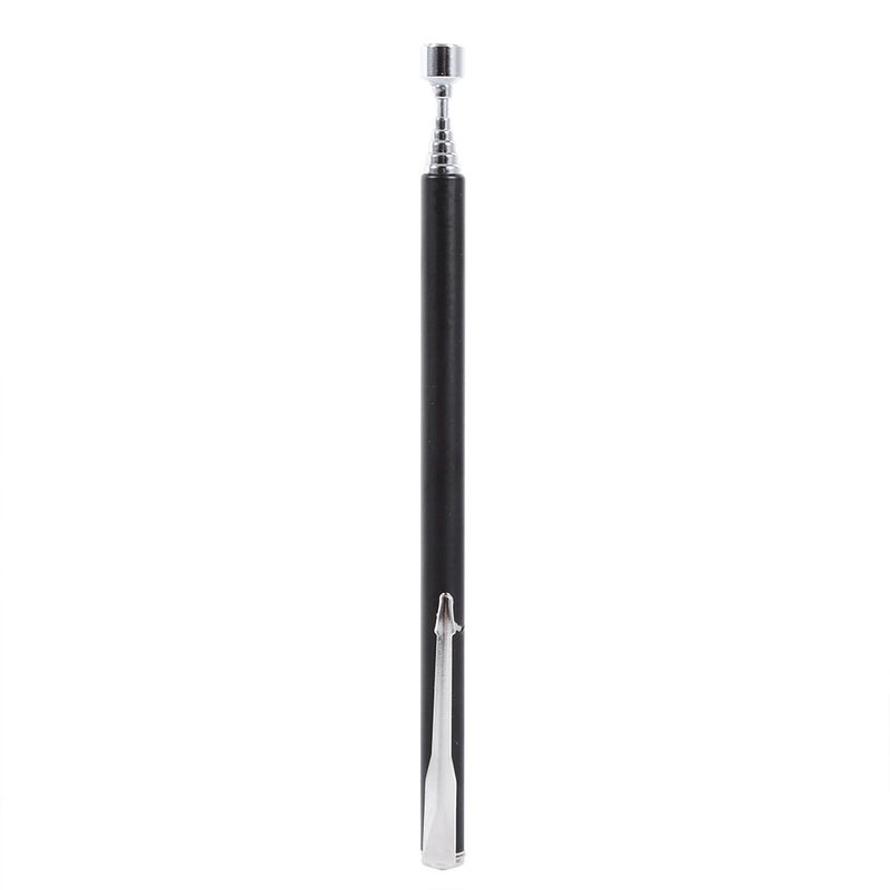 Akozon Powerful Flexible Telescoping Magnet + Telescopic Magnetic Pickup Tool Portable Easy Grip Portable Tool with Extendable Wand (Black) - Image 1