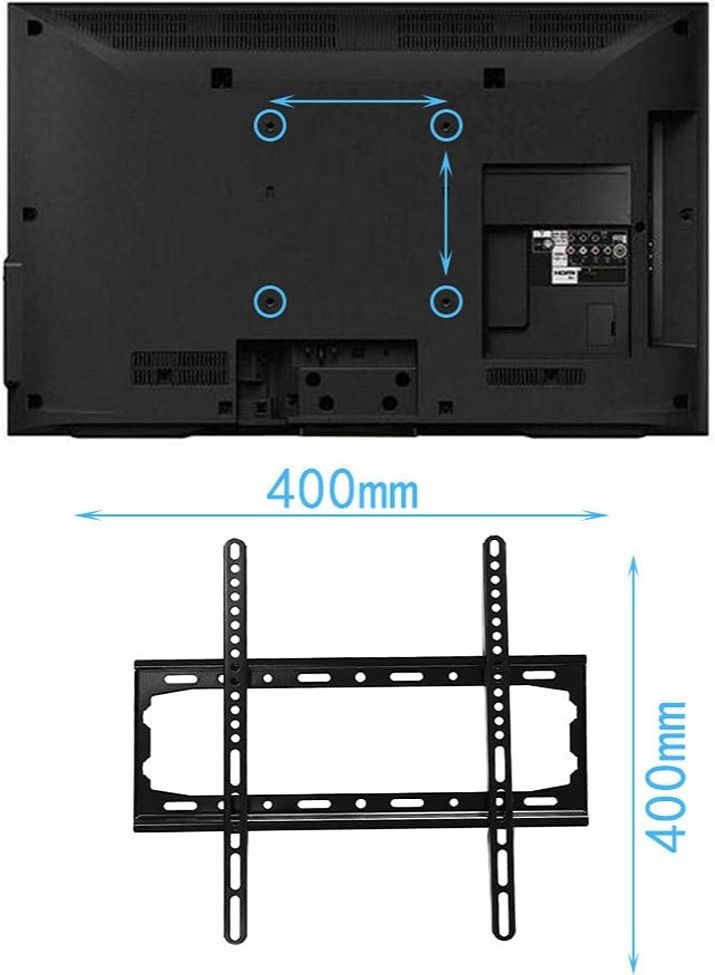 TV Bracket Universal 40kg Load-bearing TV Wall Mount Bracket Fixed Flat Panel TV Frame for 26-55 Inch LED Flat Panel TV Stand Holder - Image 2