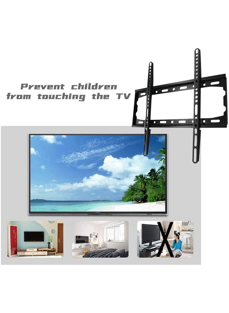 TV Bracket Universal 40kg Load-bearing TV Wall Mount Bracket Fixed Flat Panel TV Frame for 26-55 Inch LED Flat Panel TV Stand Holder - Image 3