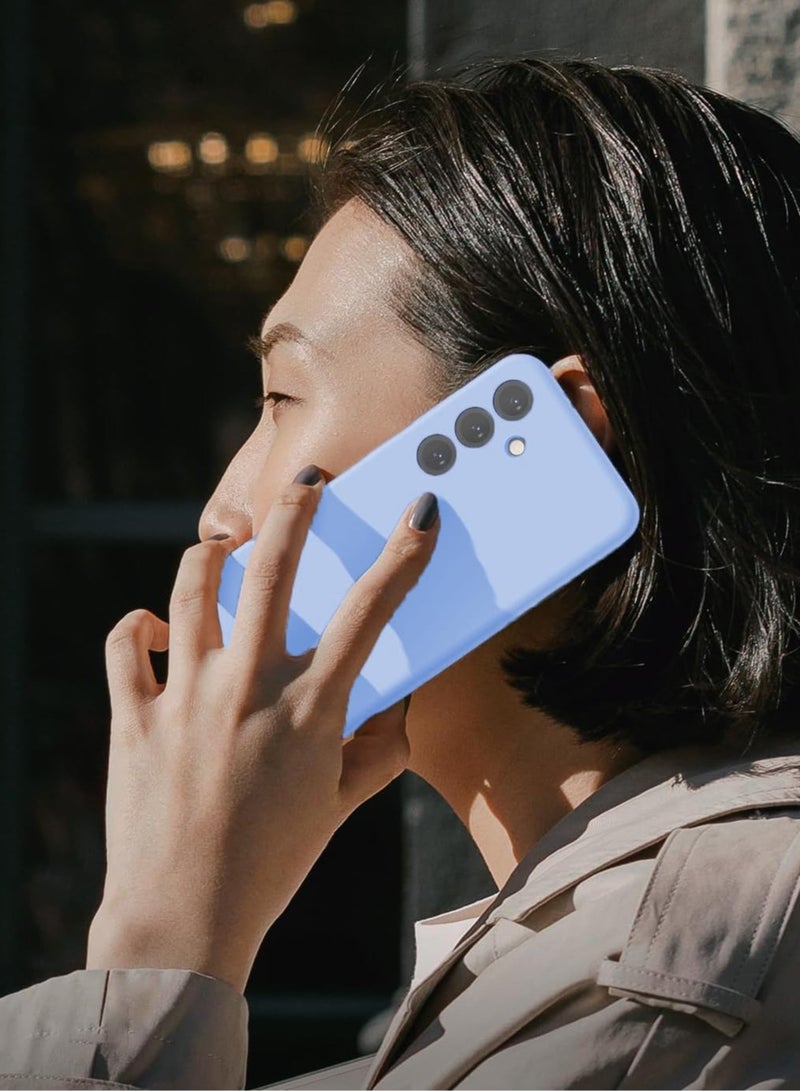 BORTONY Samsung Galaxy A36 Case Cover Soft Silicone Bumper Drop Protection Anti-Scratch Microfiber Lining Shockproof Slim Cover for Samsung Galaxy A36 - Image 3