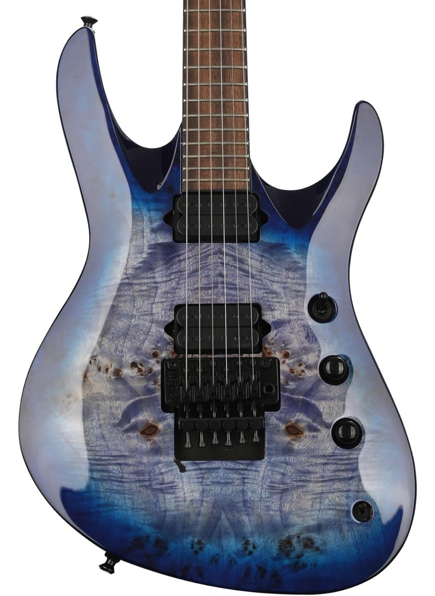 Jackson - Jackson Pro Series Chris Broderick Signature FR6 Soloist Electric Guitar  Transparent Blue - Image 1