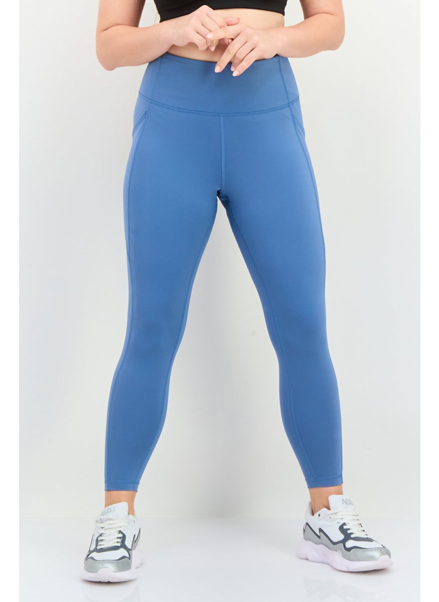 PUMA Women Sportswear Fit Pull On Training Leggings, Dusty Blue  - Image 1