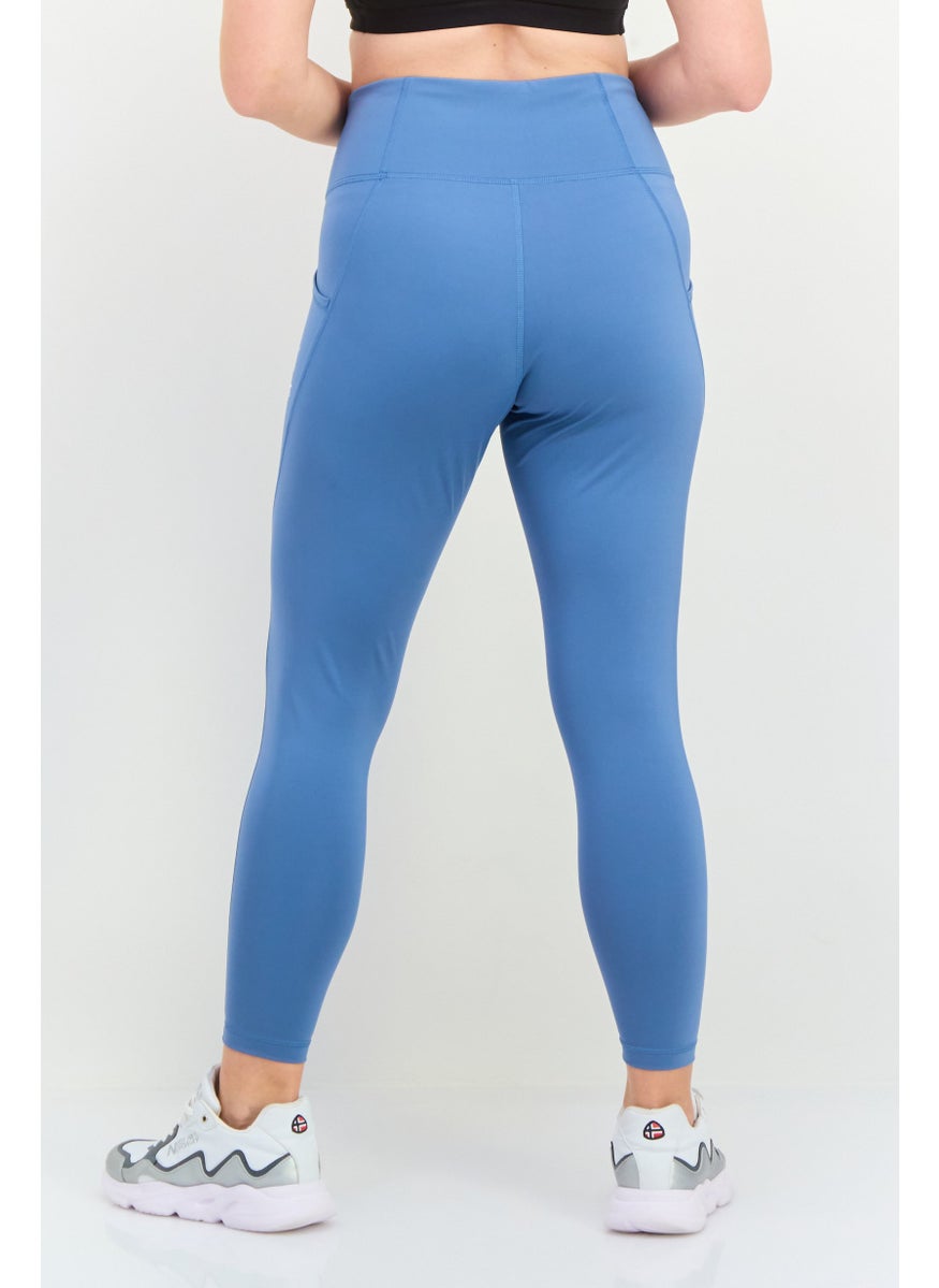 PUMA Women Sportswear Fit Pull On Training Leggings, Dusty Blue  - Image 3