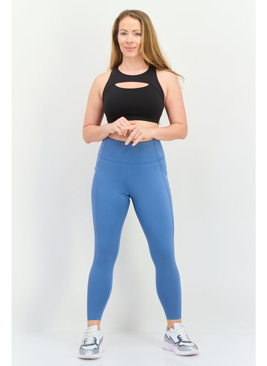 PUMA Women Sportswear Fit Pull On Training Leggings, Dusty Blue  - Image 4