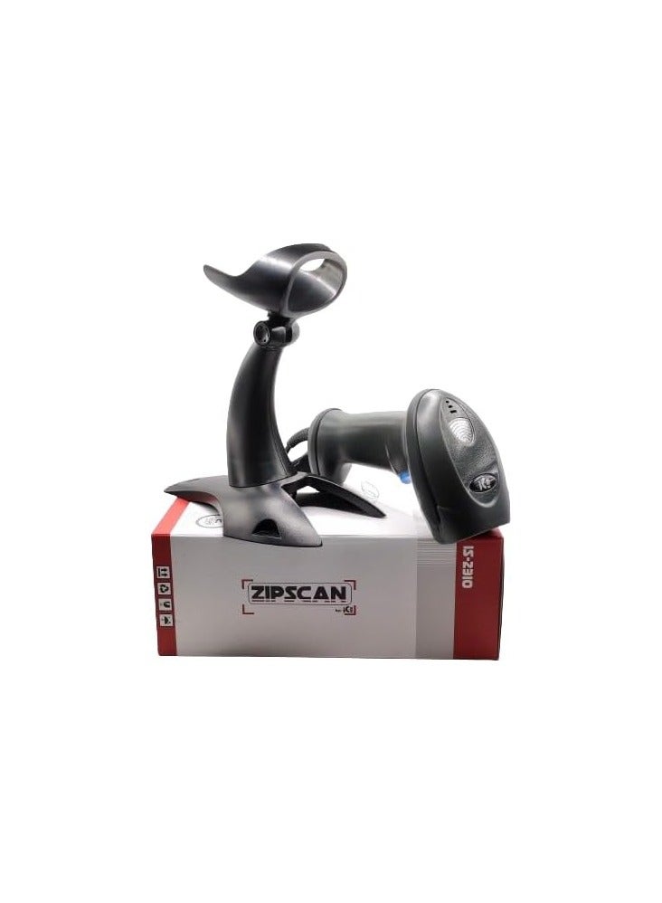 Generic ICE Zipscan Bar Code Scanner IS-2310, High Resolution, USB Cable, Black  - Image 3