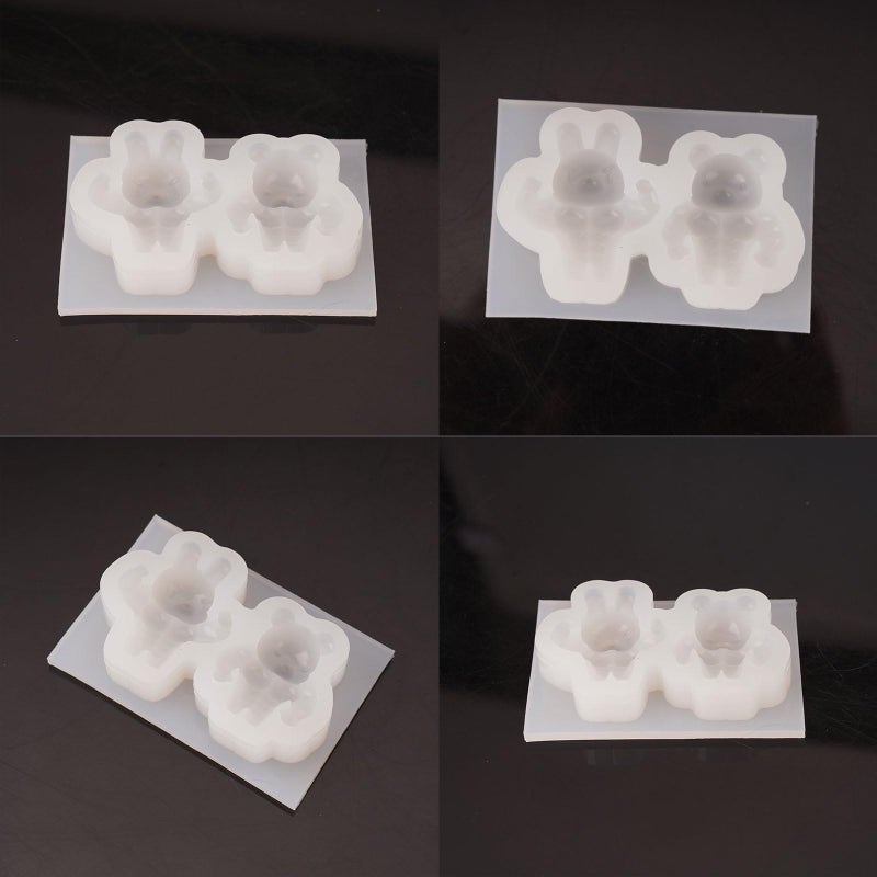 Bear Pattern Silicone Mold For DIY Chocolate Fondant Cake Decorations Color A - Image 4