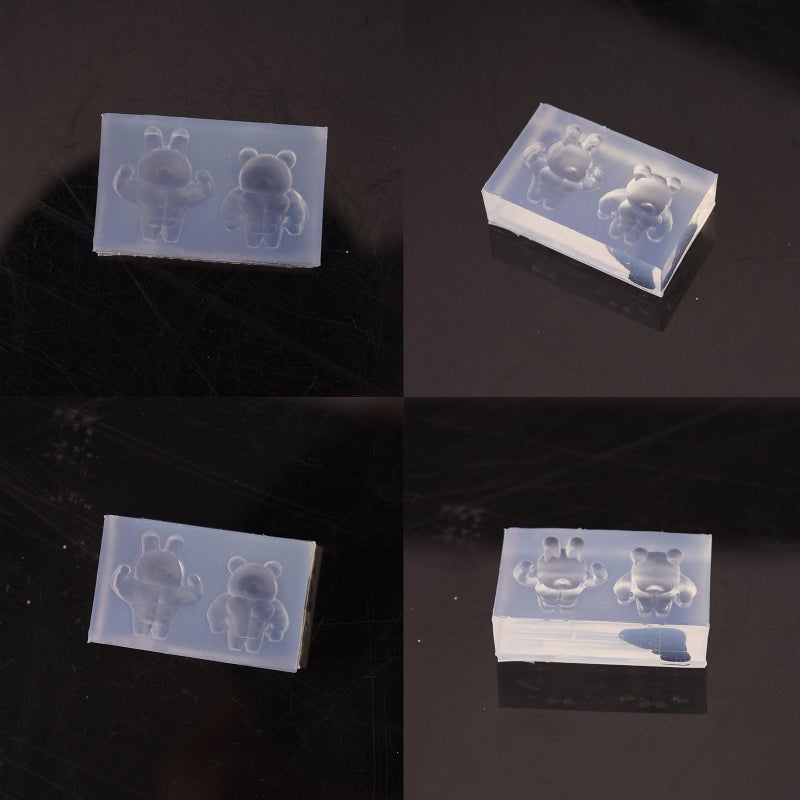 Bear Pattern Silicone Mold For DIY Chocolate Fondant Cake Decorations Color A - Image 5