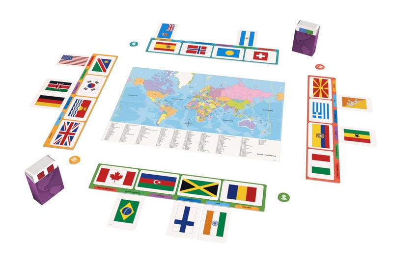 Tactic Flags of The World Family Card Game - Educational & Fun - Play & Learn About Flags, Nations & Geography - Image 2