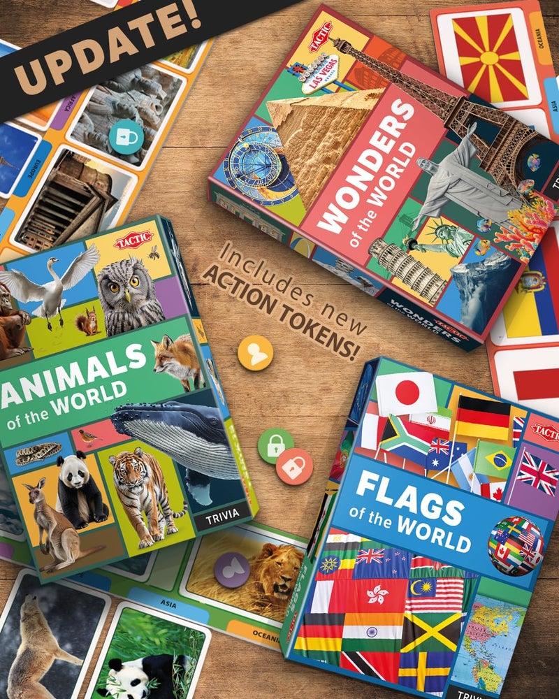 Tactic Flags of The World Family Card Game - Educational & Fun - Play & Learn About Flags, Nations & Geography - Image 5