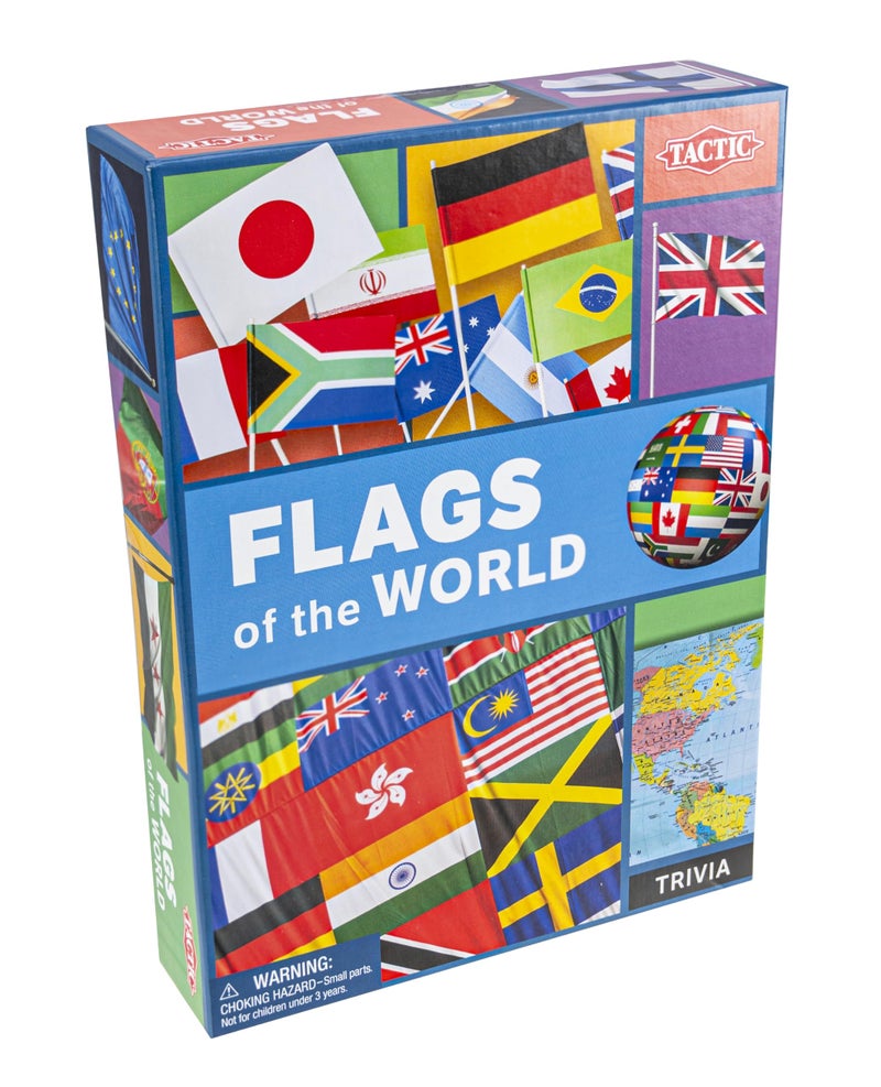 Tactic Flags of The World Family Card Game - Educational & Fun - Play & Learn About Flags, Nations & Geography - Image 1