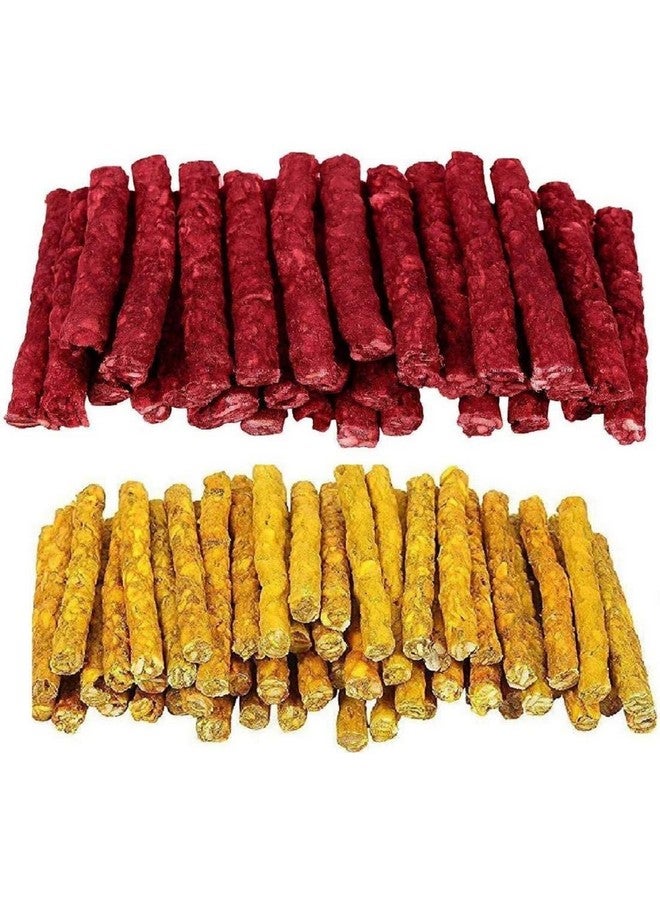 Dog Chew Sticks Munchy Stick 1 Kg. Dogs Snacks, Treats Chicken  Mutton Flavor (500G Chicken And 500G Mutton Pack Of 1) - Image 2