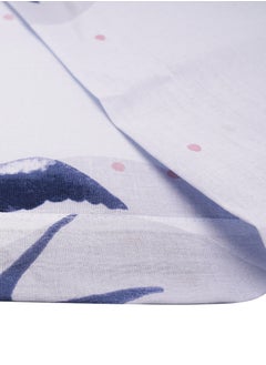 Home-Tex Design Hometex Design King Size 100% Cotton 6 Piece Bed Set with reversible Duvet cover - 1 Flat Sheet 240x260 cm 1 Duvet Cover 240x200 cm 4 Pillows 50x80 cm Design Hiron  - Image 4