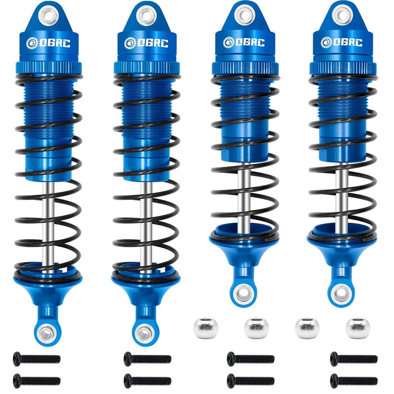 OGUNKE OGRC Oil Shock Absorber Damper Set for 1/10 Traxxas Models (Blue) - Image 1