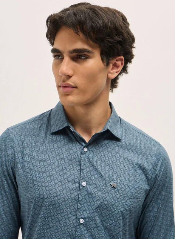 THE BEAR HOUSE Men's Shirt for Casual and Formal Wear | Classic Button-Down Style for Office, Daily Use, Travel, Events & All-Season Outfits | Versatile & Stylish Wardrobe Essential for Every Occasion