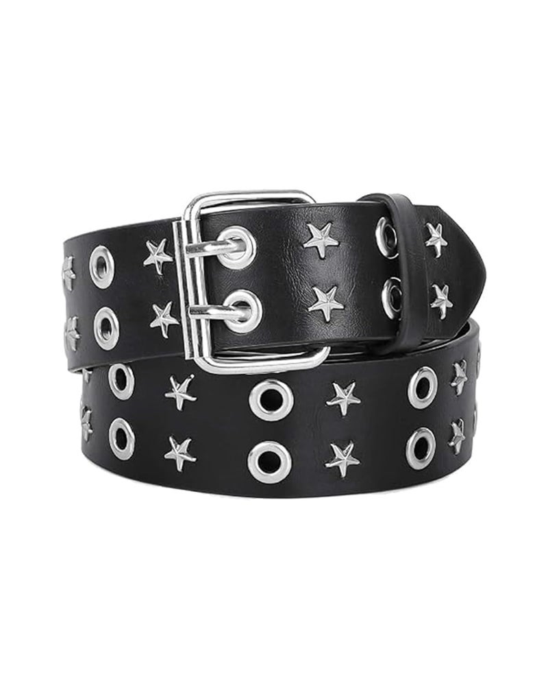 INOCEAN Studded Belt, Studded Belt Mens, Bullet Belt, y2k accessories, Black, Waist Ladies Belt, Belts for Jeans and Dresses, Halloween, Party Dressing Up, Women Y2k Belts - Image 1