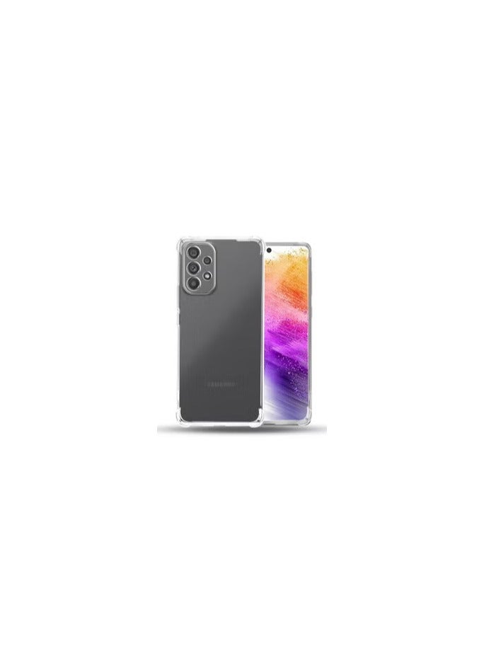 CATANES Samsung Galaxy A73 Case Ultra Thin TPU Gel Mobile Phone Flexible TPU Shockproof Anti-Scratch Bumper Transparent Cover - Image 1