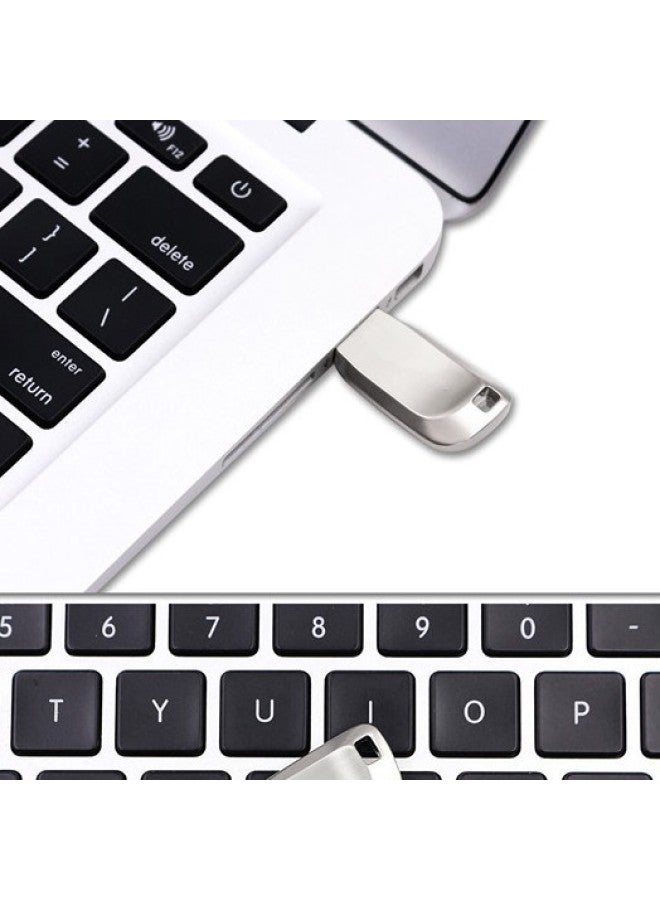 Whistle Metal Waterproof USB Key Chain 8G 16G 32G 64G 512g 2TB 1TB-Color:Silver-Capacity:32G-1TB - Image 4
