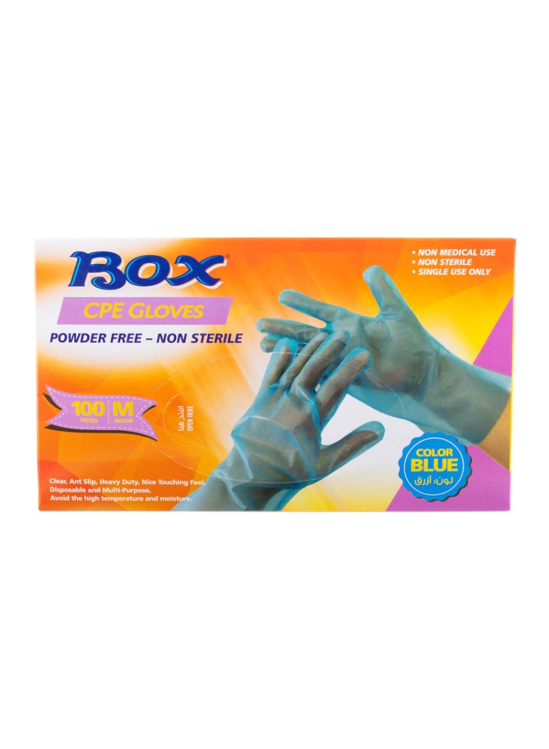 Orinex Box CPE gloves M 100pieces - Image 1