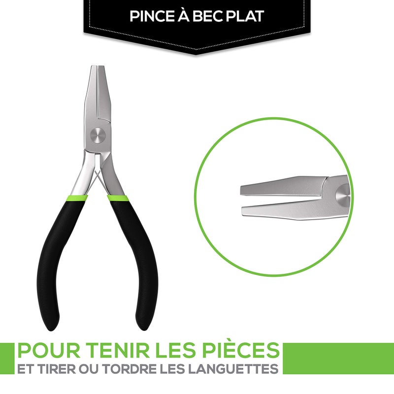 Fascinations Metal Earth 3-Piece Tool Set - Clipper - Flat Nose Pliers - Needle Nose Pliers - Image 3