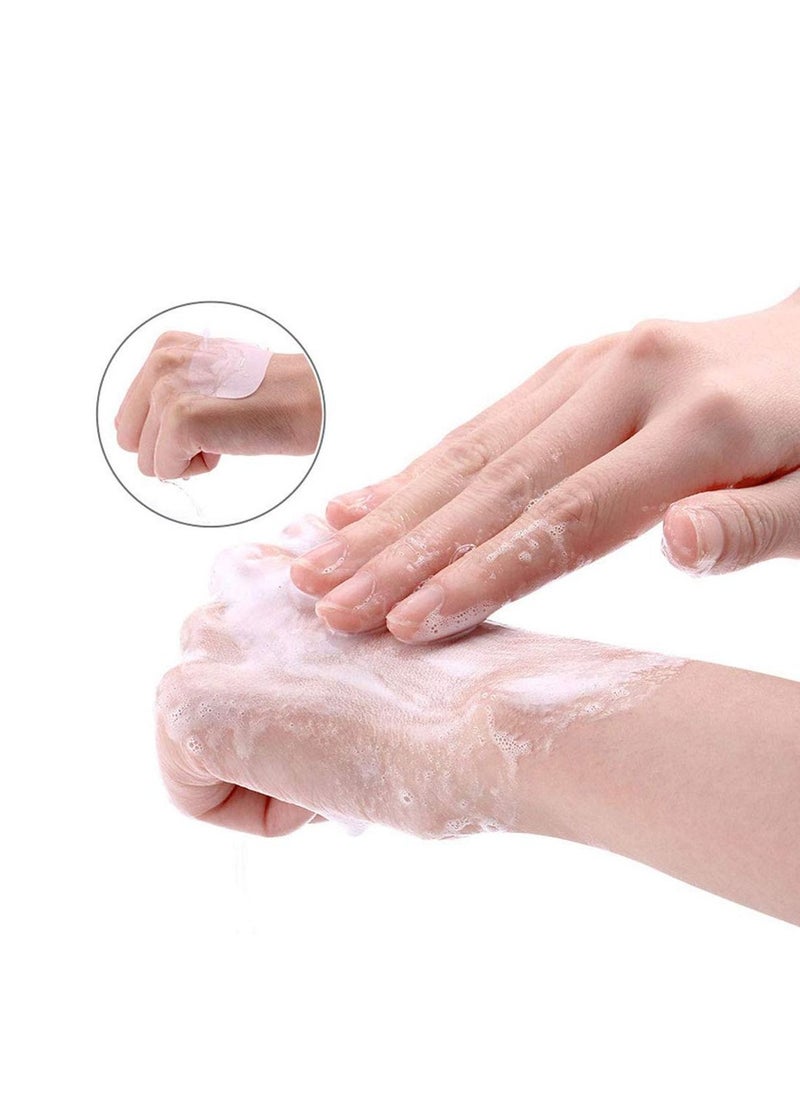 SYOSI - Paper Soap, Mini Portable Travel Soap Paper Sheets,Disposable Soap Paper for Outdoor,Camping, Hiking,Hand Washing Bath Scented Paper Soap - Image 1
