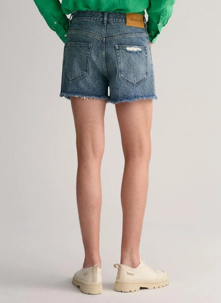 GANT Gant Raw Hem Jeans Shorts