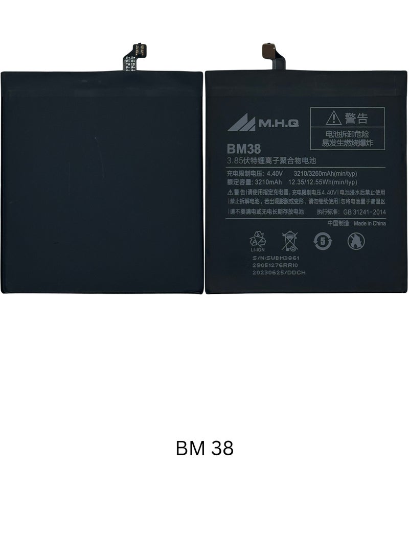 M.H.Q BM38 Xiaomi Mi 4S (BM 38) Battery High Quality  - Image 3