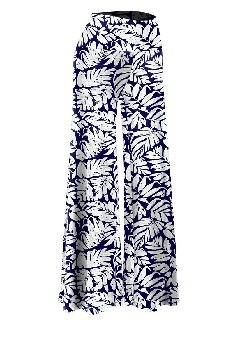 Arolina Palazzo Pants for Women Dressy Casual Wide Leg Pants for Women Stretchy Flowy High Waist Lounge Pants Trousers - Image 1