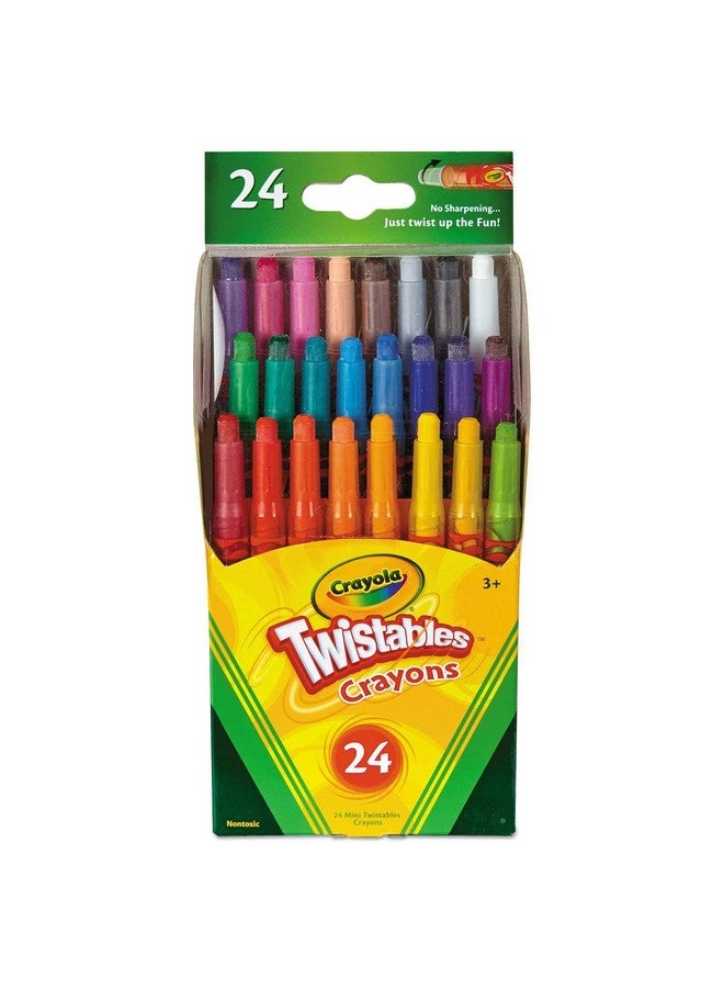 Crayola Twistables Mini Crayons 24 Colors/Pack - Image 1