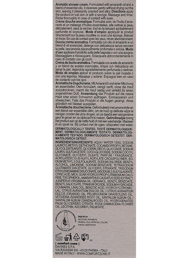 Comfort Zone Ne ] Tranquillity Aromatic Shower Cream 6.76 Fl. Oz. - Image 5