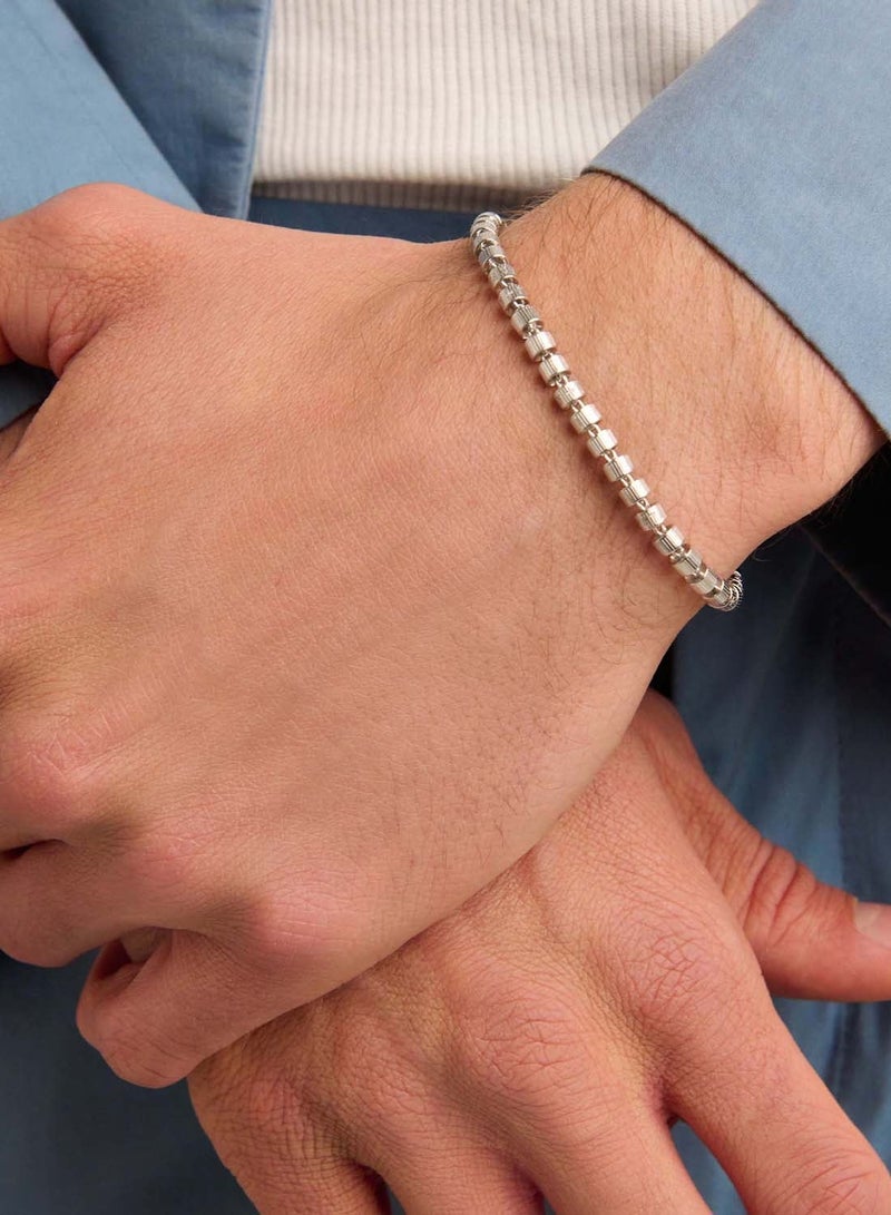 Tutamen Stack Bracelet in Sterling Silver