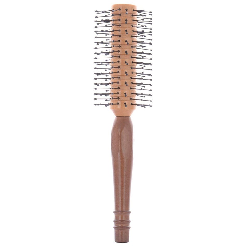 Scarlet Line Professional Plastic Round Hair Brush with Soft Ball Tip Nylon Bristles Assorted Colour - Image 1