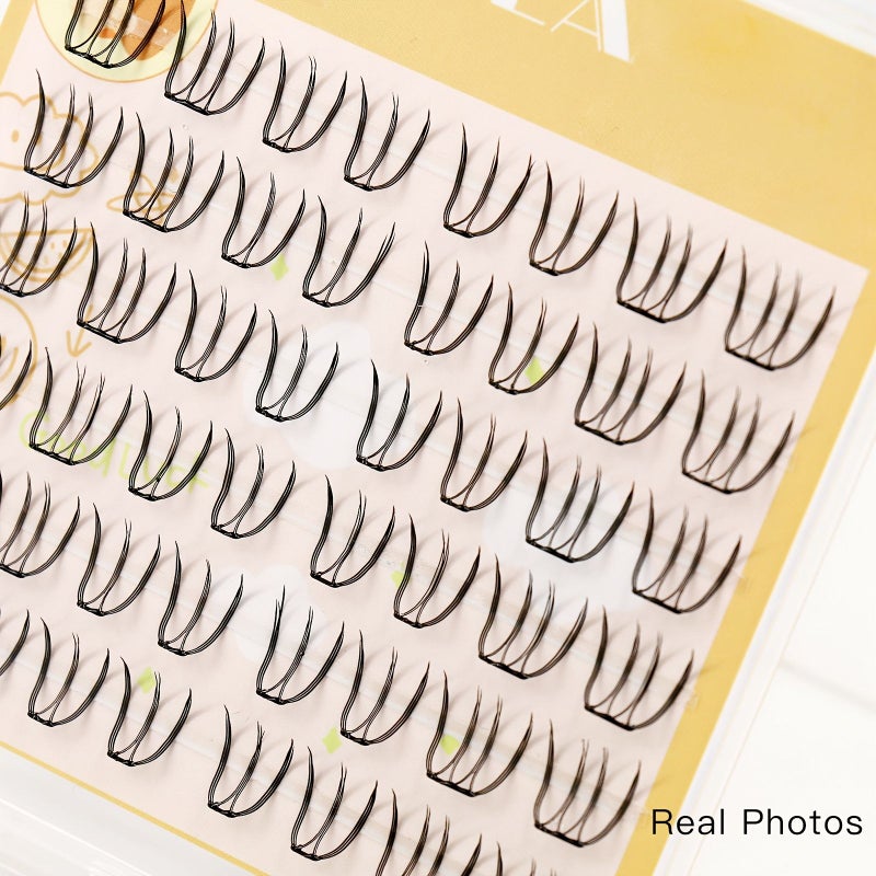48 Pcs Girl Group Series False Eyelashes 7 9mm Z Z N T 1 C Shaped Curl Natural Fresh Makeup Look No Glue Required Reusable Beginner Friendly Korean Japanese Style - Image 5