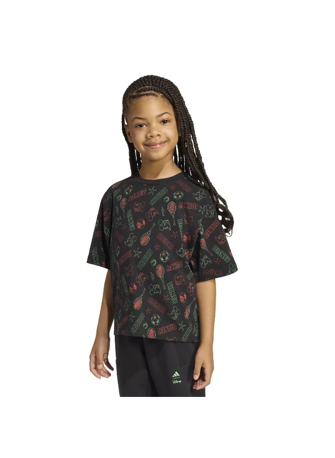 Adidas Lk Dy Mm T Black Training T-Shirts For Kids 18-24M